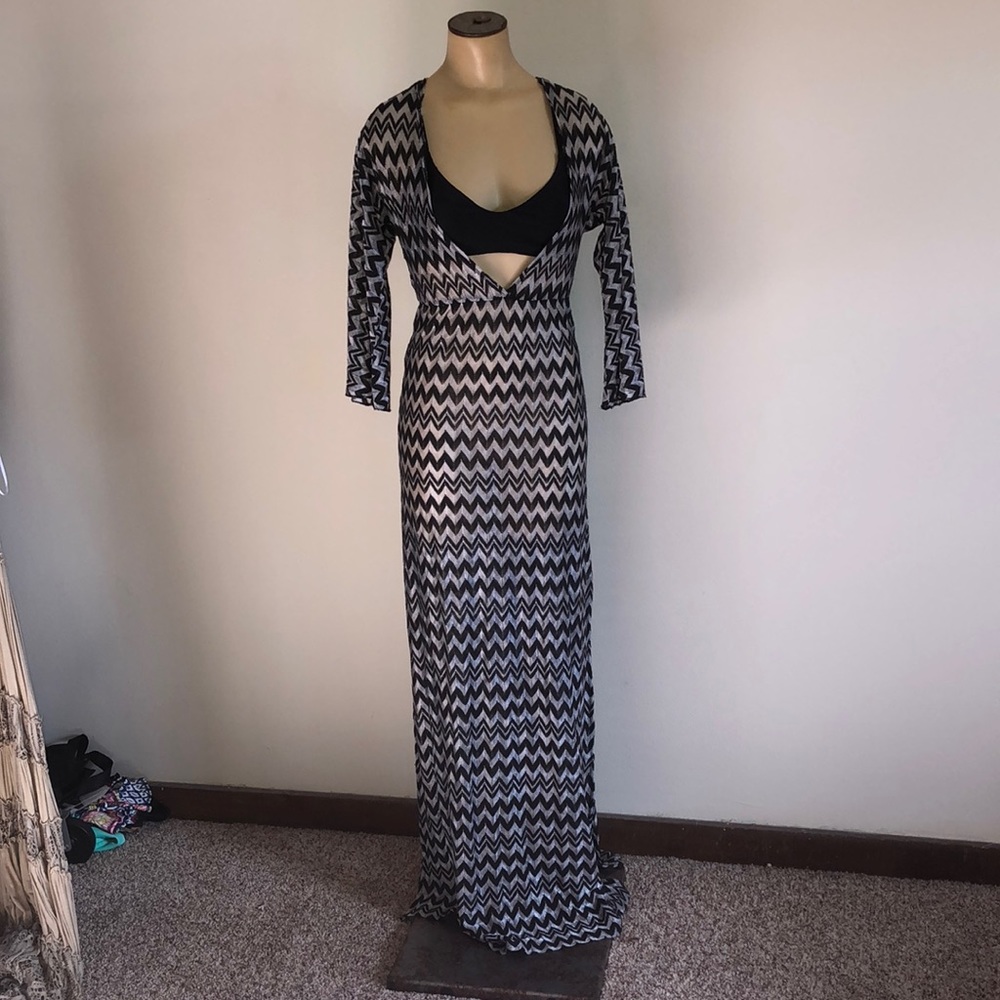 Elan Hooded Maxi Dress Cover-Up